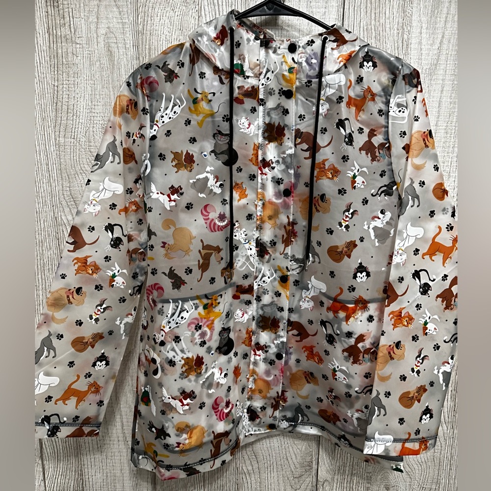 Disney Parks Reigning cats and dogs rain jacket